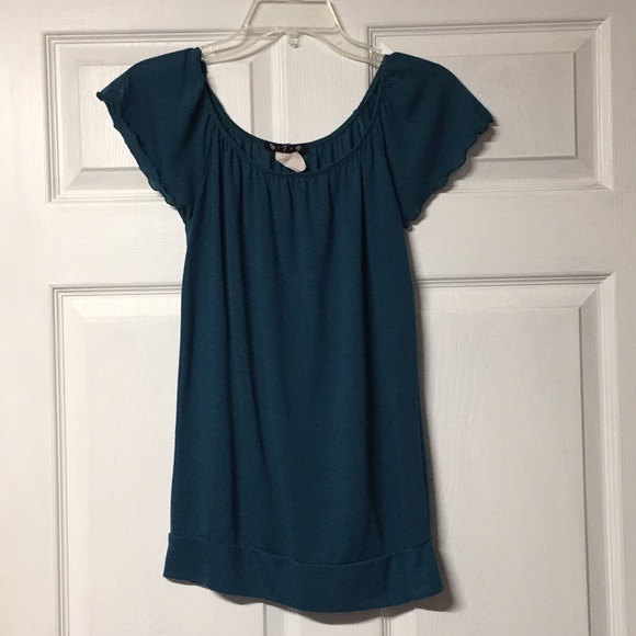 5.7.9 Tops - SOLD:✨FREE W/ A PURCHASE • Dark Blue Blouse